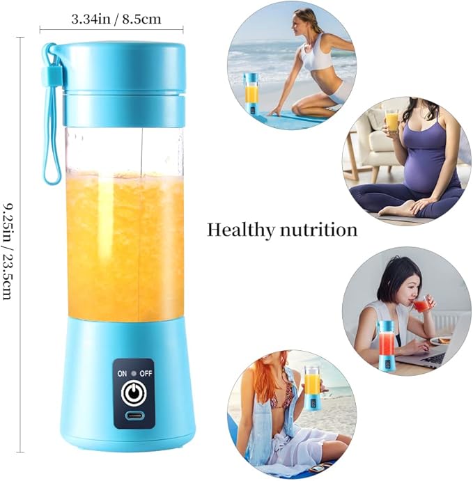 Blender Portable Électrique USB – Préparez Vos Smoothies Partout